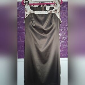 Roberto Cavalli Brown/Leopard Dress